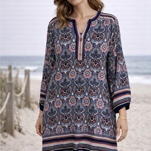 Umgee Multicolor Patterned Mini Dress